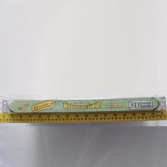 B.C. Bones 3D Wooden Puzzle Golden Gate Bridge - Picture 7 of 8